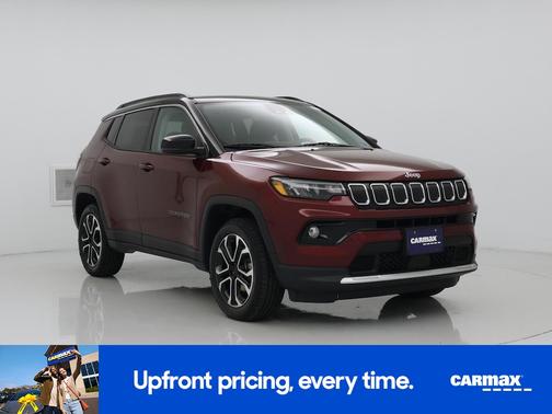Red 2022 Jeep Compass Limited