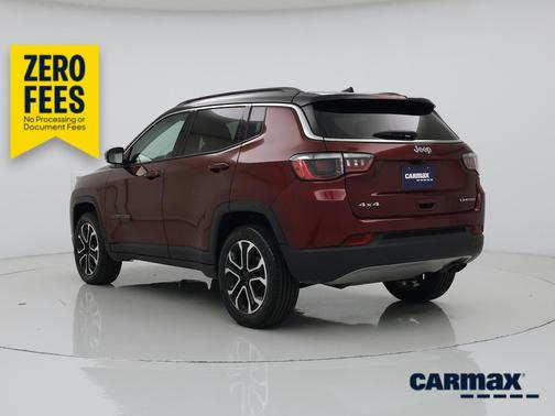 Red 2022 Jeep Compass Limited