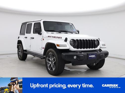 White 2024 Jeep Wrangler 4xe Sport S