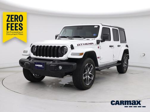 White 2024 Jeep Wrangler 4xe Sport S