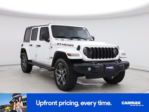 White 2024 Jeep Wrangler 4xe Sport S
