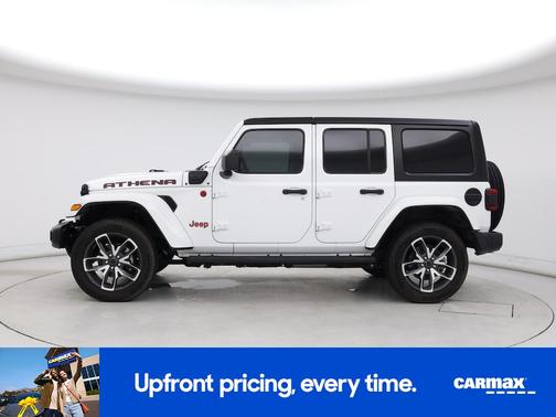 White 2024 Jeep Wrangler 4xe Sport S