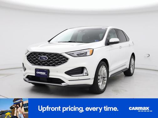 White 2020 Ford Edge Titanium