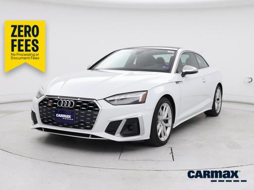 White 2021 Audi S5 Premium Plus