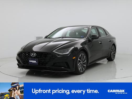 Black 2021 Hyundai SONATA Limited
