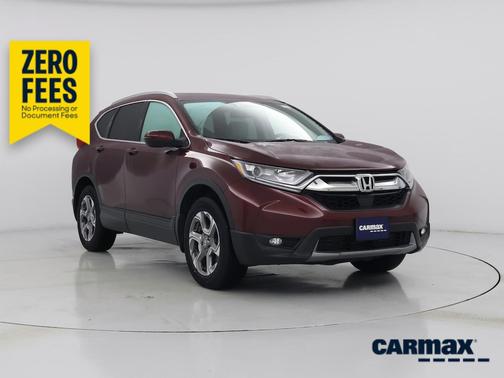 Burgundy 2017 Honda CR-V EX-L