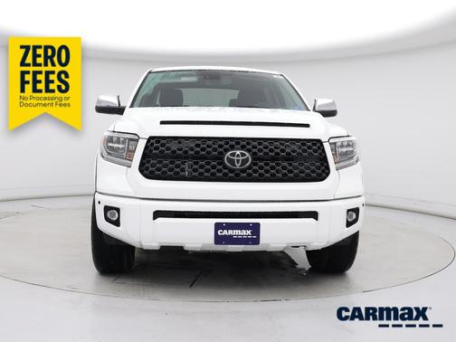 White 2020 Toyota Tundra Platinum