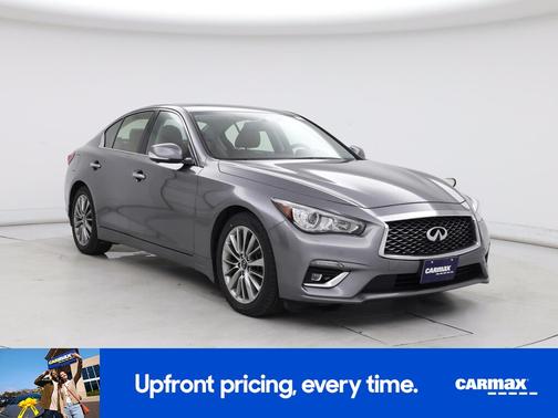 Gray 2023 INFINITI Q50 Luxe