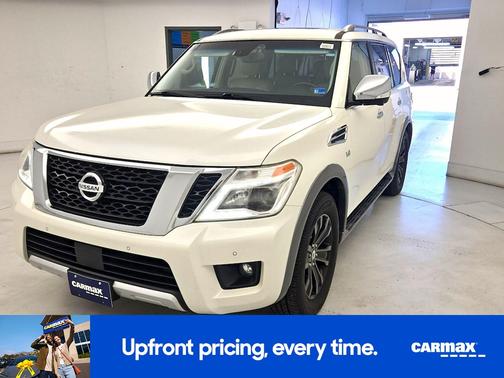White 2017 Nissan Armada Platinum