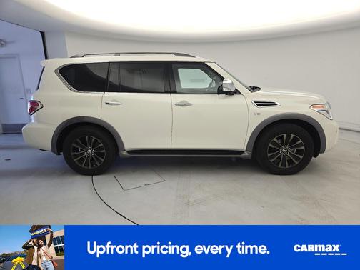White 2017 Nissan Armada Platinum