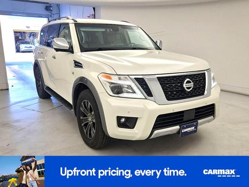 White 2017 Nissan Armada Platinum