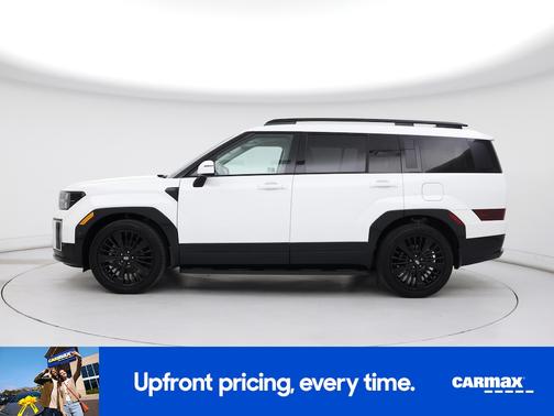 White 2025 Hyundai SANTA FE HEV Calligraphy