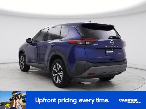 Blue 2021 Nissan Rogue SV