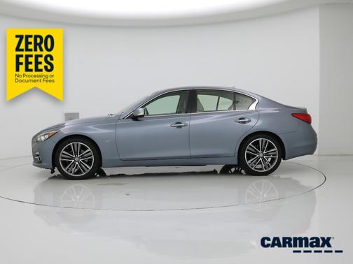 Blue 2014 INFINITI Q50 Premium
