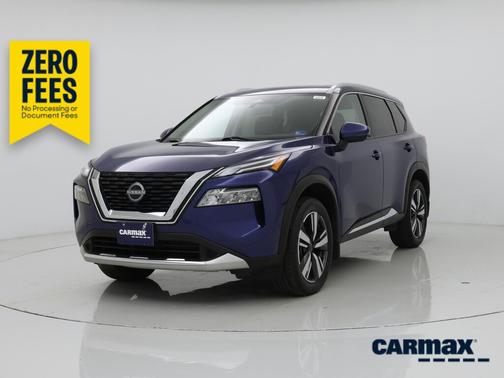 Blue 2023 Nissan Rogue Platinum