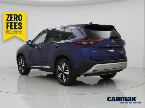 Blue 2023 Nissan Rogue Platinum