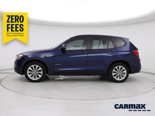 Blue 2015 BMW X3 XDrive28i