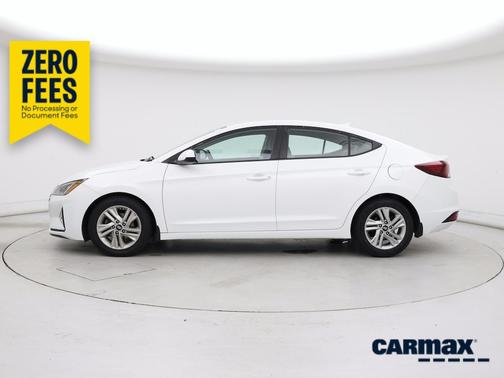 White 2020 Hyundai ELANTRA SEL