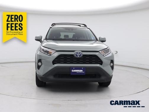Gray 2021 Toyota RAV4 Hybrid XLE