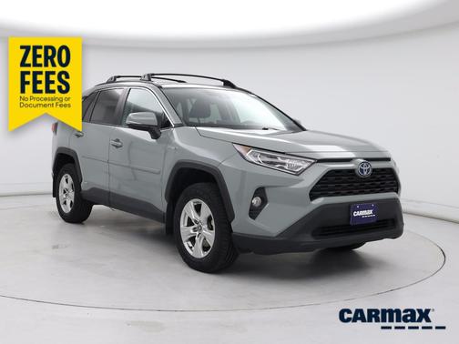 Gray 2021 Toyota RAV4 Hybrid XLE