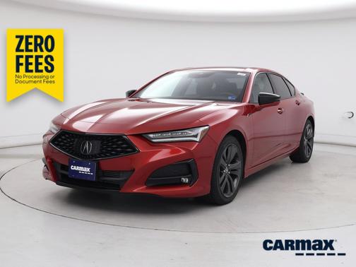 Red 2021 Acura TLX SH-AWD A-Spec