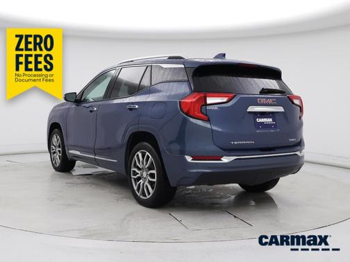 Blue 2024 GMC Terrain Denali