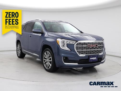Blue 2024 GMC Terrain Denali
