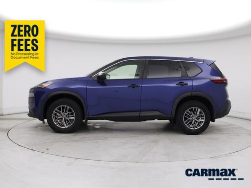 Blue 2021 Nissan Rogue S