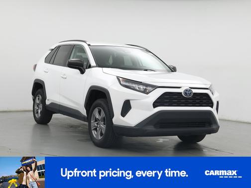 White 2022 Toyota RAV4 Hybrid LE