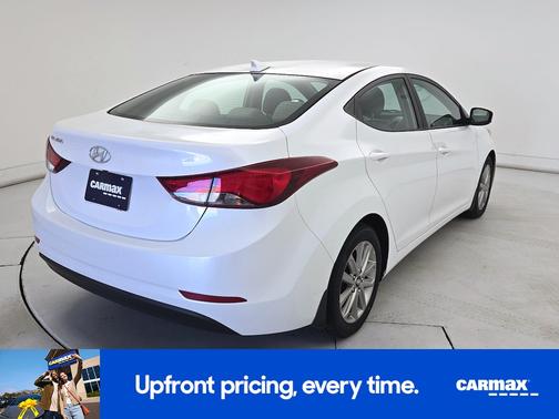 White 2016 Hyundai ELANTRA SE