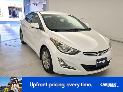 White 2016 Hyundai ELANTRA SE