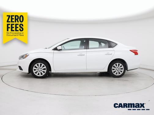 White 2018 Nissan Sentra S