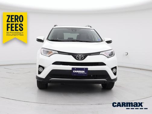 White 2018 Toyota RAV4 XLE