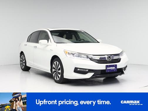White 2017 Honda Accord Hybrid EX-L