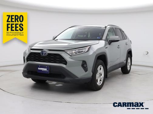 Gray 2021 Toyota RAV4 Hybrid XLE