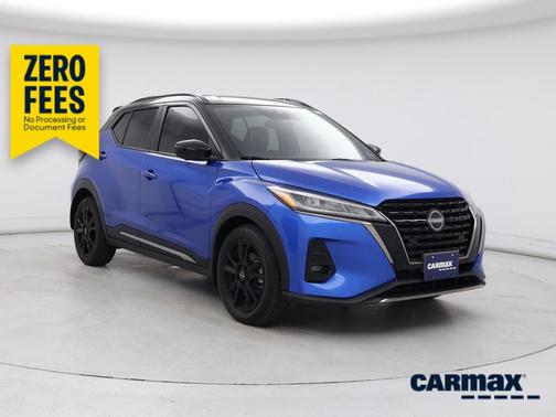 Blue 2024 Nissan Kicks SR