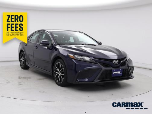 Blue 2022 Toyota Camry SE