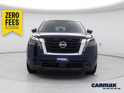 Blue 2025 Nissan Pathfinder SV