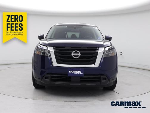 Blue 2025 Nissan Pathfinder SV