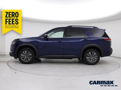 Blue 2025 Nissan Pathfinder SV