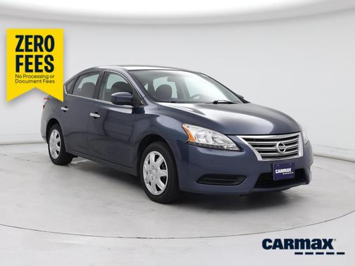 Blue 2014 Nissan Sentra SV