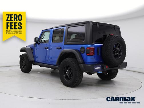 Blue 2024 Jeep Wrangler 4xe Willy's