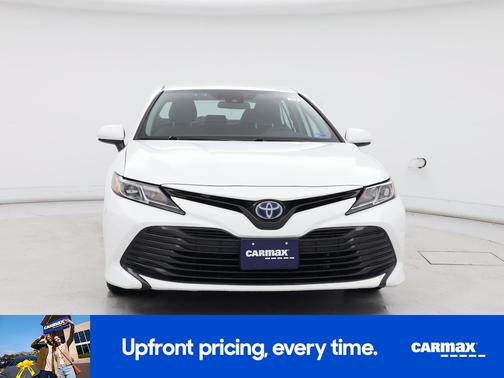 White 2020 Toyota Camry Hybrid LE