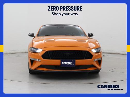 Orange 2021 Ford Mustang GT Premium