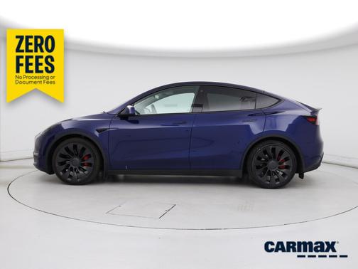 Blue 2023 Tesla Model Y Performance