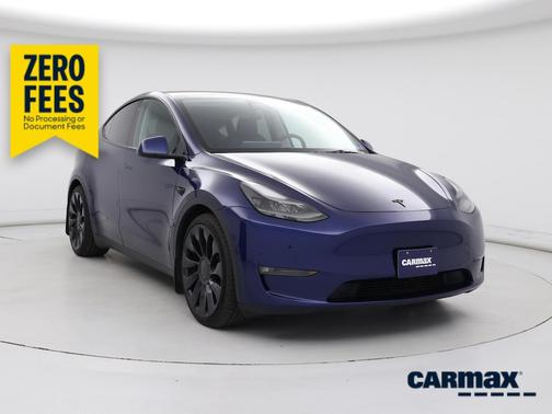 Blue 2023 Tesla Model Y Performance
