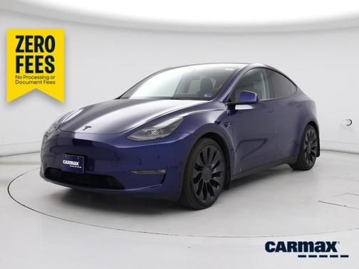 Blue 2023 Tesla Model Y Performance