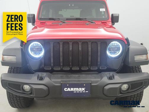 Red 2023 Jeep Wrangler Unlimited Willys