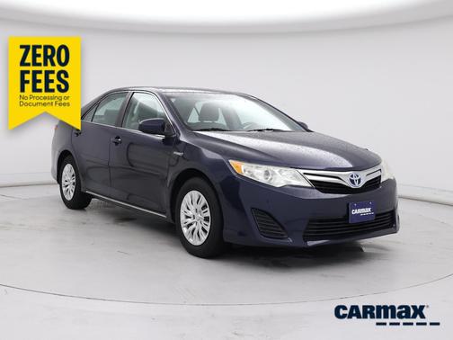 Blue 2014 Toyota Camry Hybrid LE