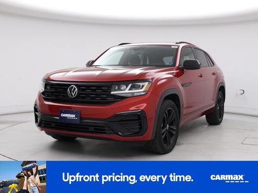 Red 2023 Volkswagen Atlas Cross Sport SEL R-Line Black